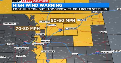 Colorado Weather Strong Winds Ready To Rock The Rockies Cbs Colorado