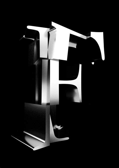 Cubist Typography On Behance