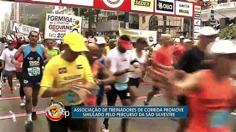 Corredores simulam o trajeto da São Silvestre Vídeo Dailymotion