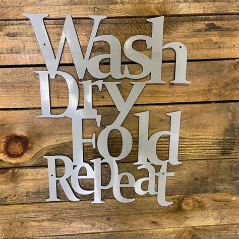 Laundry Sign Sign Metal Metal Sign Etsy