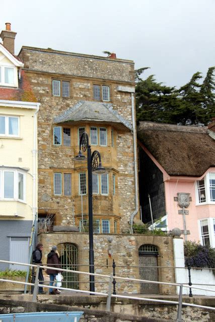 Houses On Sea Front Lyme Regis Dorset Photo Uk Beach Guide