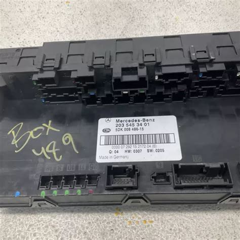 Mercedes Benz W209 W203 Sam Fuse Box Relay Control Unit A2035453401 Eur 120 95 Picclick De