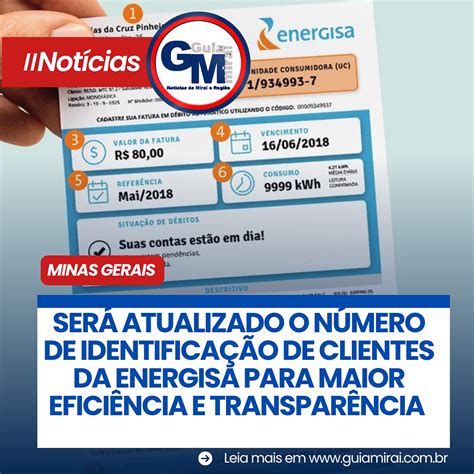 Qual O Número Da Energisa - SERÁ ATUALIZADO O NÚMERO DE IDENTIFICAÇÃO DE CLIENTES DA ENERGISA PARA ...