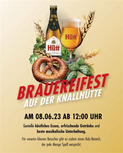 Das H Tt Brauereifest Auf Der Knallh Tte Brauereibesichtigung H Tt