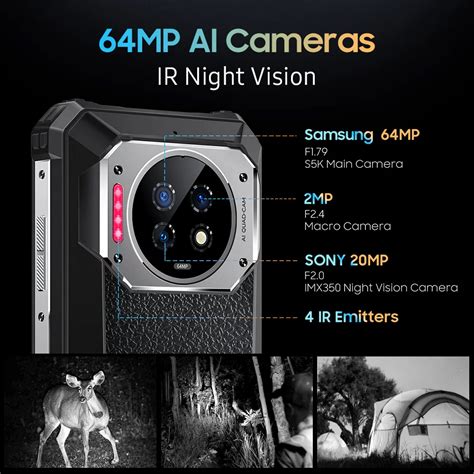 Oukitel Wp Rugged Night Vision Smartphone Cell Phone Mobile Phone