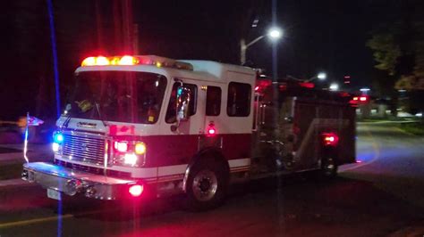 Oshawa Fire Spare Pumper Responding YouTube