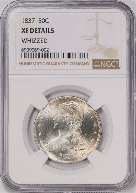 Capped Bust Half Dollar Reeded Edge Ngc Xf Details Item