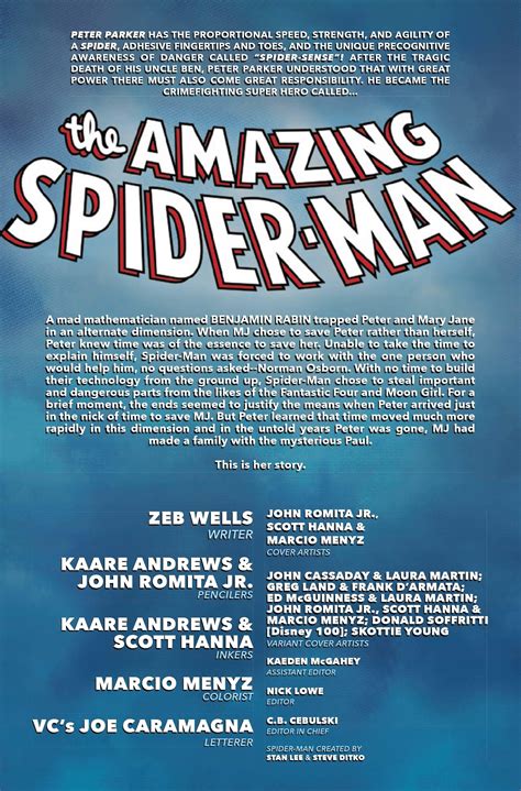 Amazing Spider-Man Preview Teases What Really Happened to Mary Jane