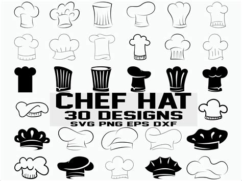 Cricut Svg Files Free Svg Files For Cricut Chefs Hat Vinyl Projects