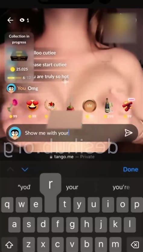 Tango Live Roshi Nude Boobs Show Premium Private Show