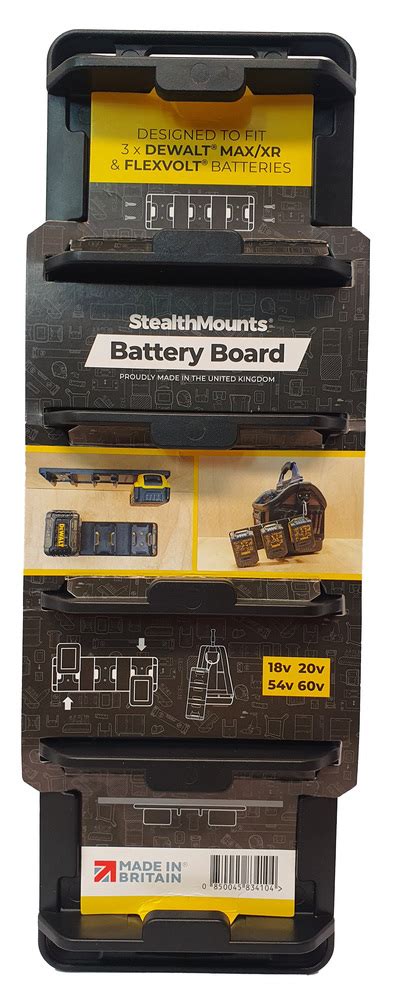 Dewalt Stealthmounts Battery Board For Dewalt Stealthmounts