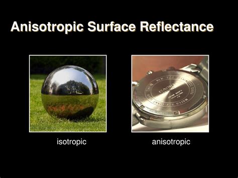 Ppt Modeling Anisotropic Surface Reflectance With Example Based