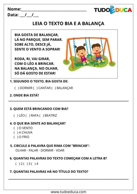Leia O Texto Abaixo