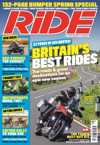 RiDE Magazine April 2024 Mags Direct