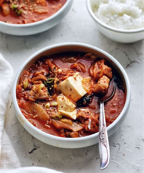 Easy Kimchi Jjigae with Pork Belly (Kimchi Stew) | Punchfork