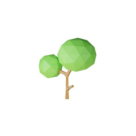 3d Isolated Green Tree 11501494 Png