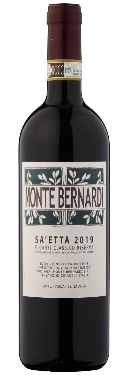 Monte Bernardi Sa Etta Chianti Classico Riserva 2019 Billigst V