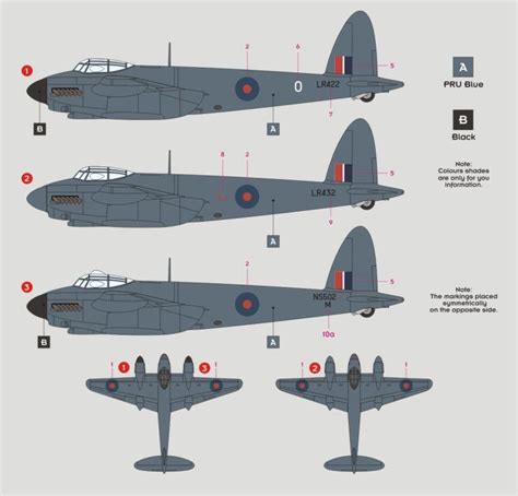 1 32 De Havilland Mosquito PR Mk IX Mk XVI Of Czechoslovak Airmen