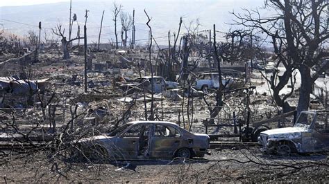 Photos See The Devastation From Hawaii Wildfires The Picture Show Npr