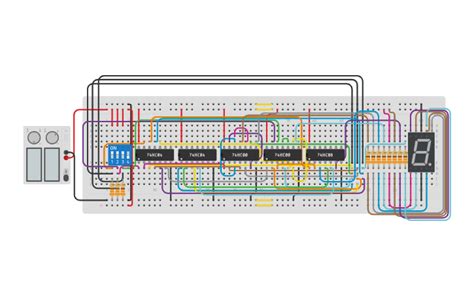 Circuit Design Decodificador Con Display De 7 Segmentos Mediante 3 Bits