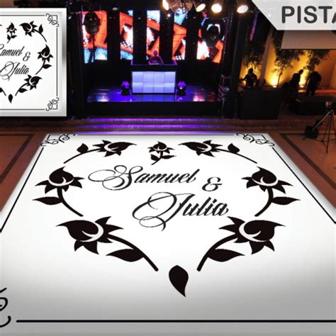 Pista de dança personalizado festa casamento 2 5x2 5m Elo7