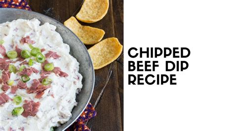 Chipped Beef Dip Recipe Youtube