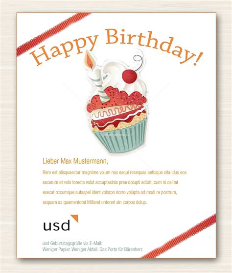 Design concept for email birthday card » design » designonclick.com