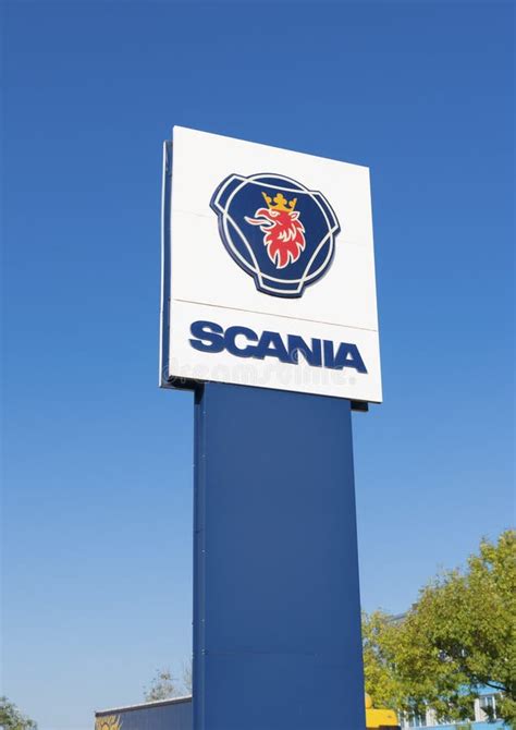 Scania company logo editorial stock photo. Image of buses - 98999443