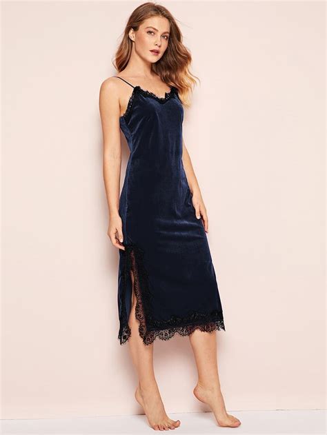 Eyelash Lace Velvet Cami Dress Velvet Cami Dress Cami Dress Dresses