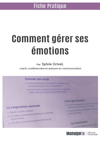 Comment G Rer Ses Motions Pdf T L Charger