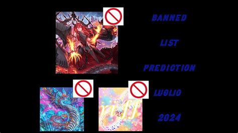 Banned List Prediction Luglio Youtube