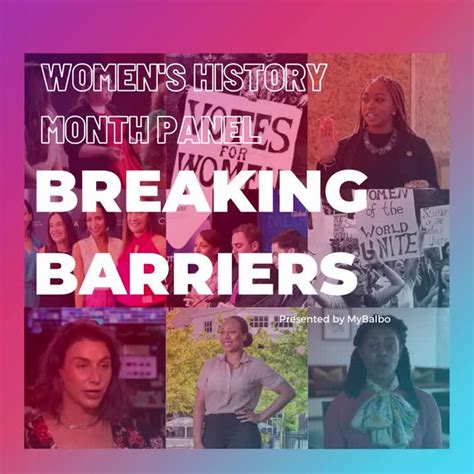 Breaking Barriers - Women Empowerment & Women History Month Panel ♀️ ...
