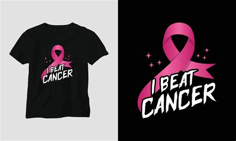 I beat cancer - World Cancer Day Design with Ribbon, Sign, Love, Fist ...