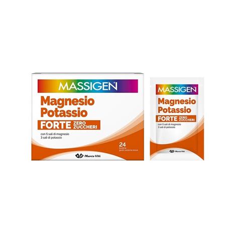 Magnesio Potassio Forte Zero Zucchero 24 Bustine Alpifarma