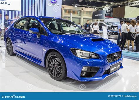 Le Sti De Subaru Wrx A Montré Dans Thaïlande Le Trente Septième