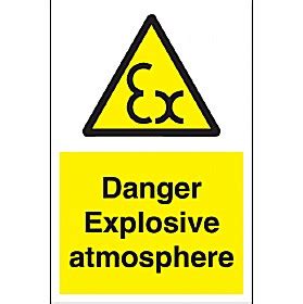 Danger Explosive Atmosphere Sign | Cheap Danger Explosive Atmosphere ...