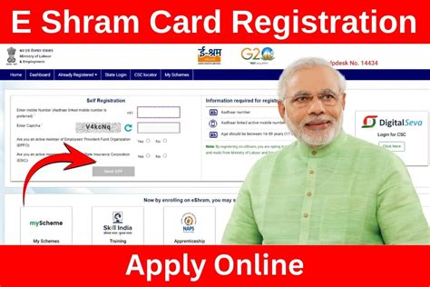 E Shram Card Registration Apply Online Eshram Gov In