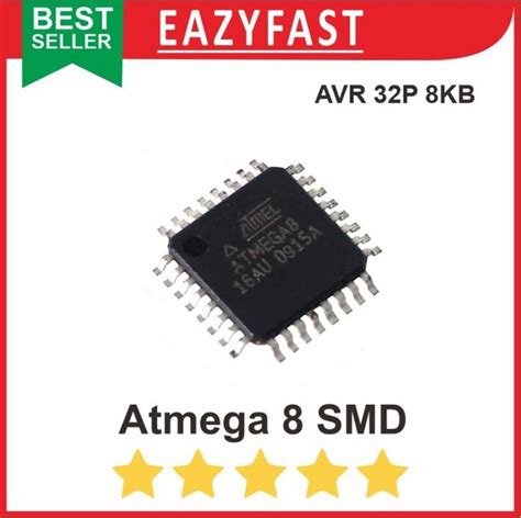 Jual Ic Atmel Atmega At Mega Smd Atmega Chip Avr Micro Controller Uc