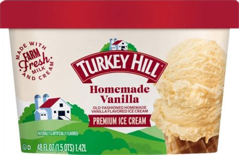 Turkey Hill Homemade Vanilla Ice Cream Tub Oz Frys Food Stores