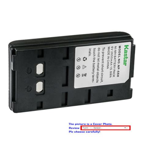 Kastar Replacement Battery Pack For Sony NP 33 NP 55 NP 98 NP 66 NP 68