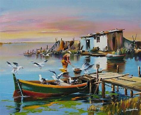 Christian Jequel Seaside Paintings Landscape Paintings Landscape