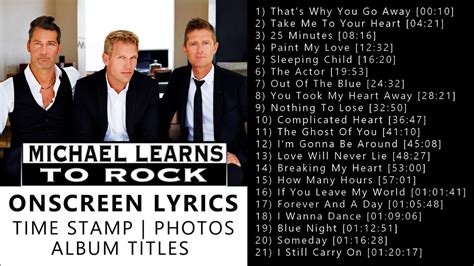 Michael Learns To Rock Greatest Hits With Lyrics out of the blue แปล