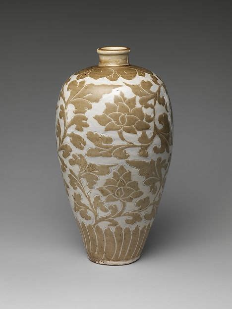 Vase With Peony Scroll China Northern Song Dynasty The