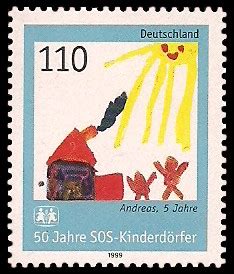 Jahre Sos Kinderd Rfer Briefmarke Brd