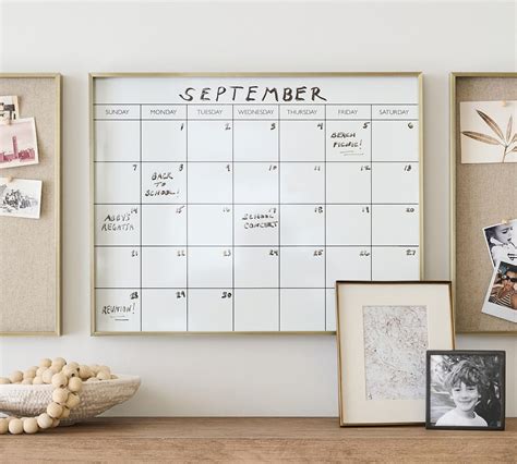 Foley Magnetic Whiteboard Calendar | Pottery Barn