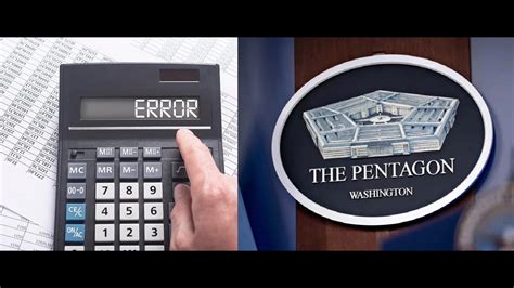 Pentagon Missing 6 2 Billion Dollars Due To Accounting Error YouTube