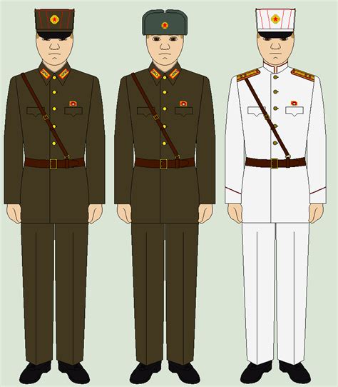 North Korean Army Uniforms by bar27262 on DeviantArt