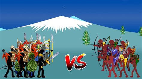 All Archer Army Vs Giant Swordwrath Princes Leaf Spearton Gold