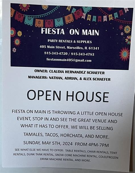 New party rental business to host open house May 5 in Marseilles – Shaw