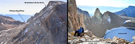 Mt Whitney Mountaineers Route